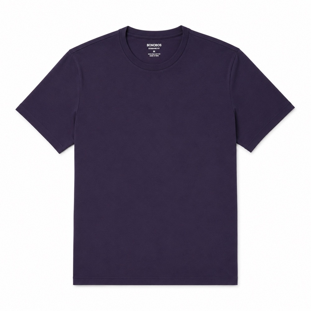 Bonobos Standard Fit T-Shirt Mens Size M Purple Pima Cotton Tagless Jersey NWOT